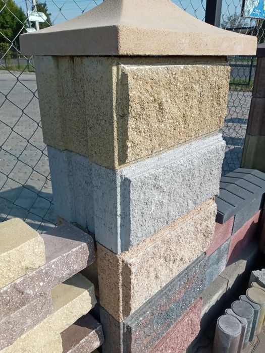 Модульний блок, парканні блоки, цегла Рваний камінь, євроблок