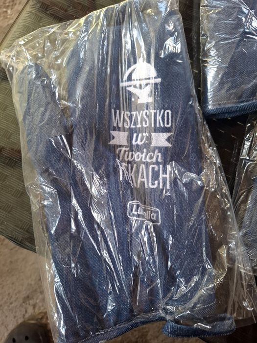 Rękawica kuchenna napis Lubella nowa