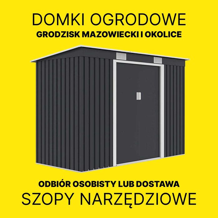 DOMEK OGRODOWY szopa narzędziowa - 261x121x176cm