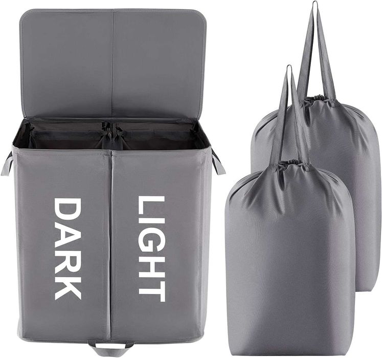 Nowy kosz na pranie /składany pojemnik /organizer / sorter 135L !3853!