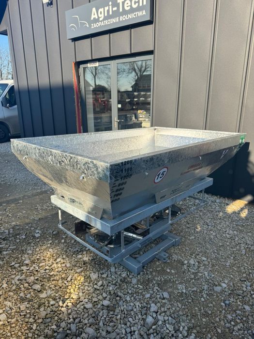 Rozsiewacz nawozów nawozu siewka siewnik ABRA MAXI 1200l STRUMYK RAUCH