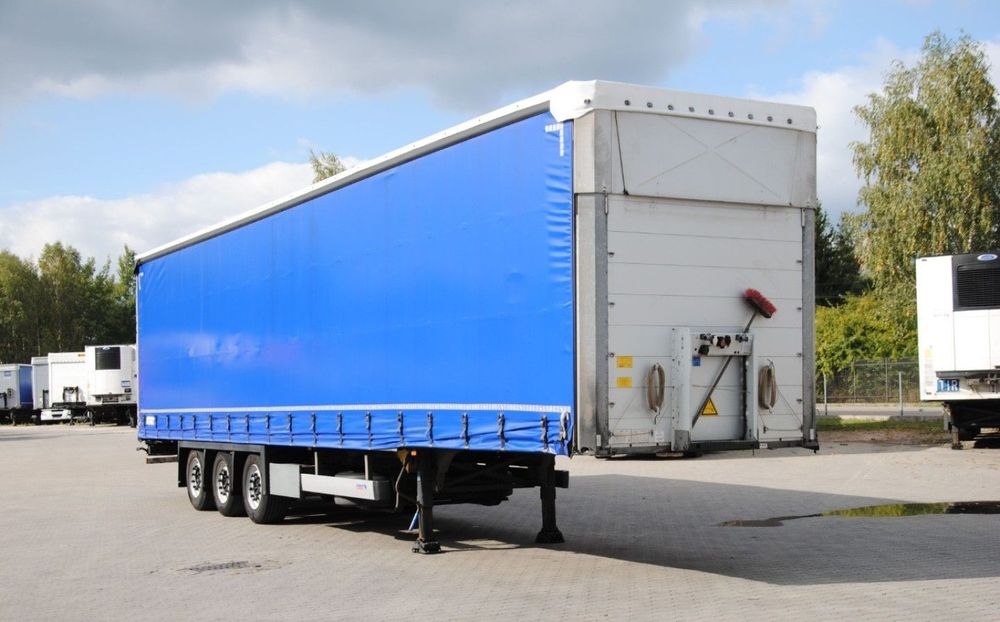 Schmitz Cargobull Varios Mega, podnoszony dach  Varios Mega, podn. dach, oświetlenie LED, skrzynia zbiorcza, FV23%