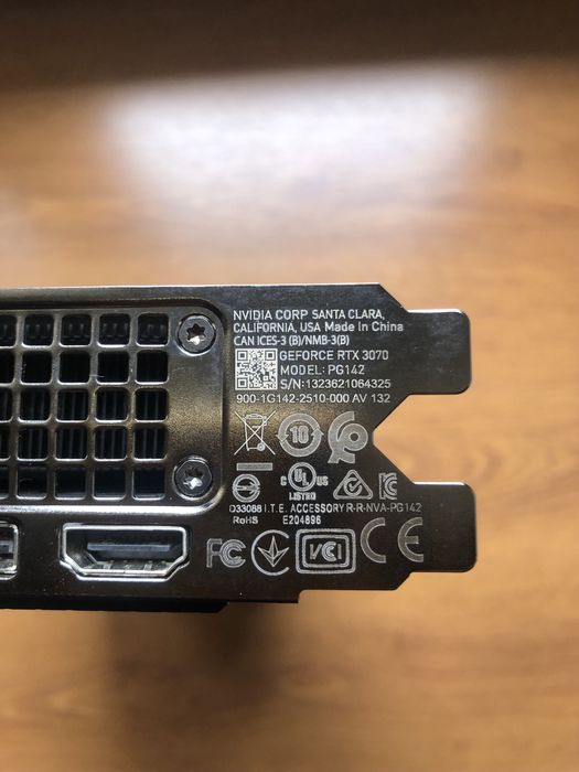 Відеокарта NVIDIA GeForce RTX 3070 Founders Edition Б.К.
