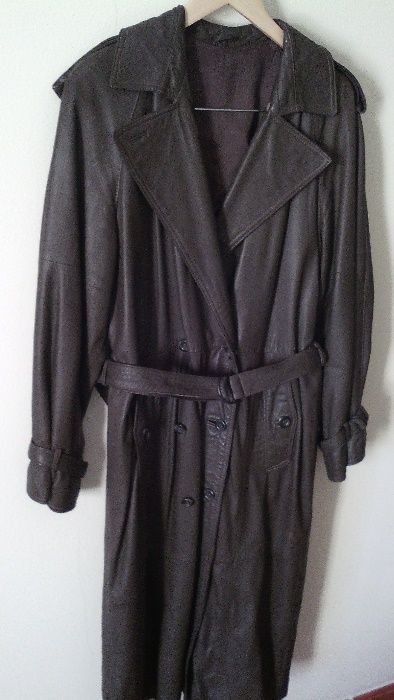 Gabardine de Senhora em Cabedal Genuíno Verde