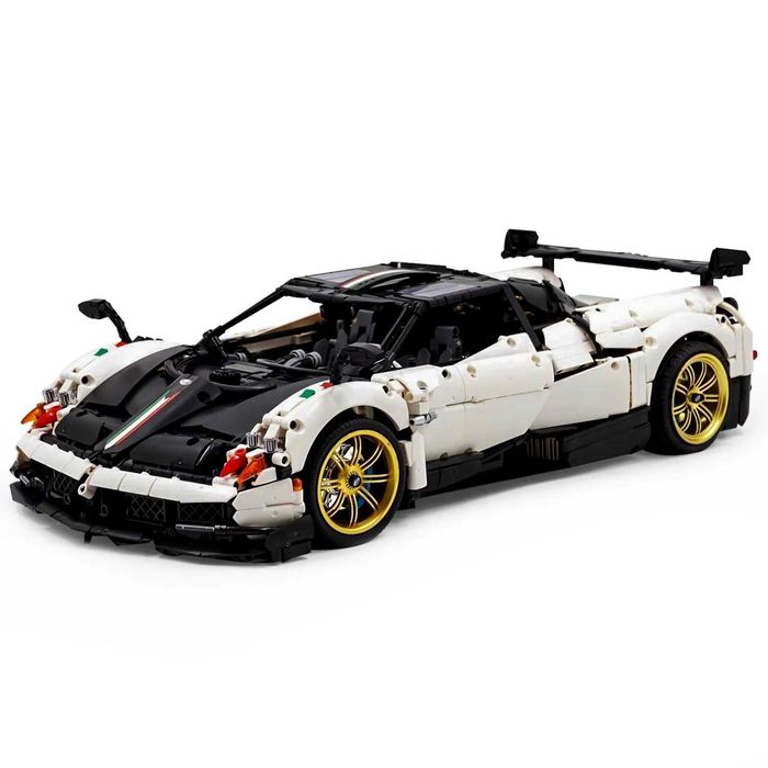 ‼️В НАЯВНОСТІ В КОРОБЦІ‼️Конструктор Pagani Huayra White Italy Concept Ultimate Edition 1:8 | 4708 деталей
