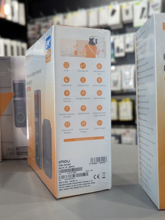 WiFi Imou акумуляторний домофон дверний дзвінок 5000 mAh 4МП Dahua