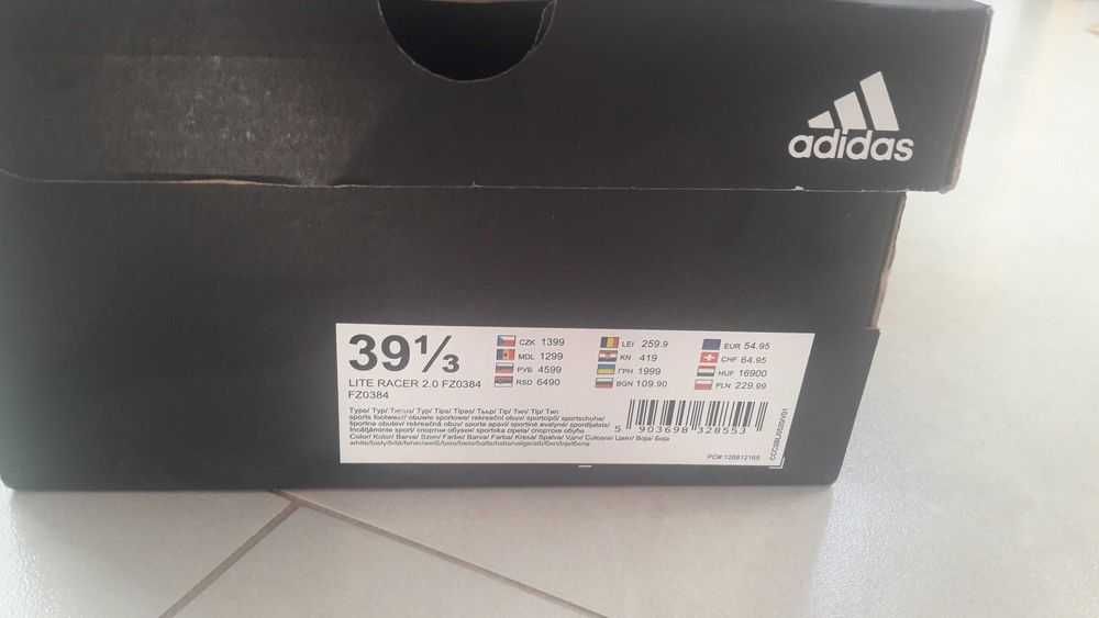 Buty ADIDAS LITE RACER rozm 39 i 1/3