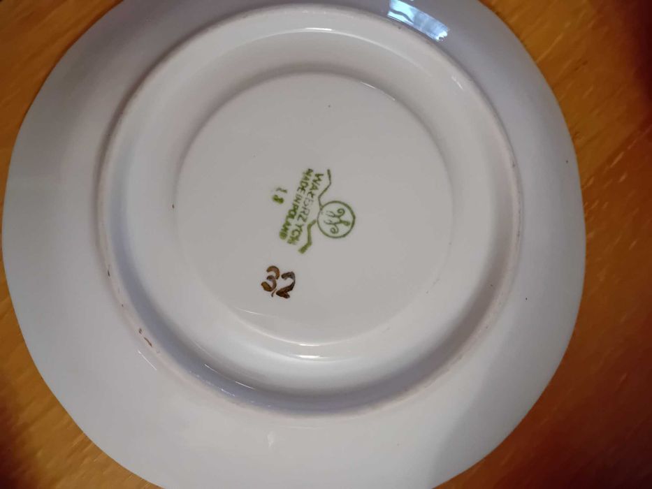 Porcelana Wałbrzych podstawki pod filiżanki lata 50 te