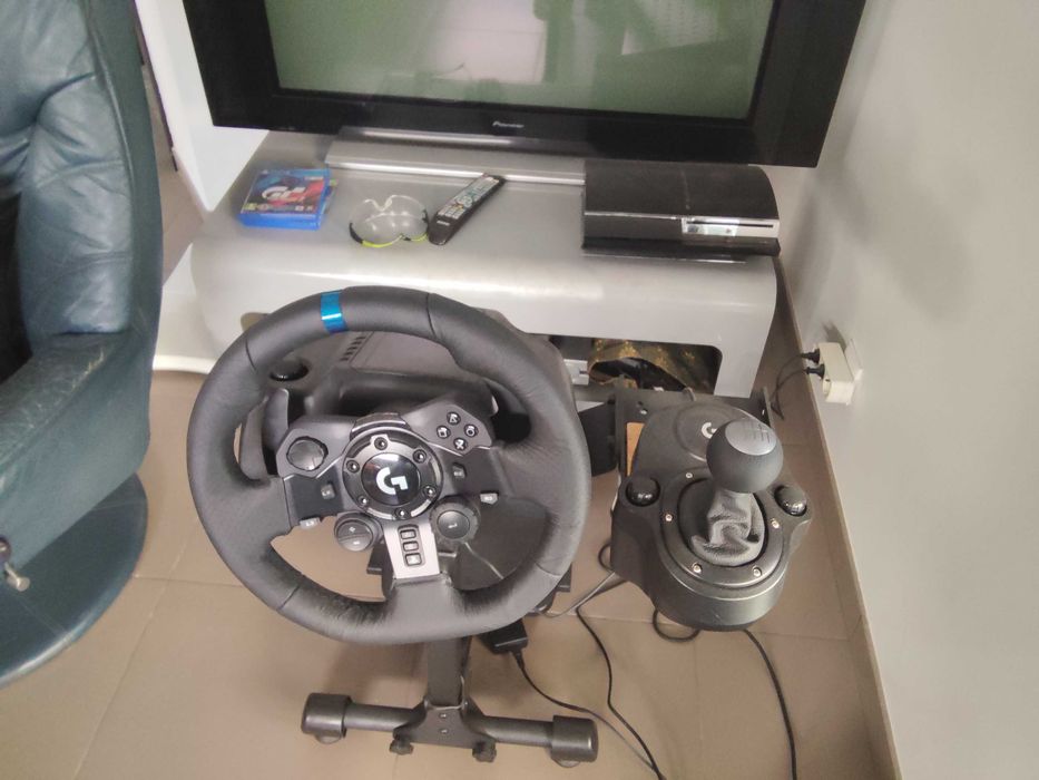Volante PS4 PS5 G923 + mudanças+ suporte
