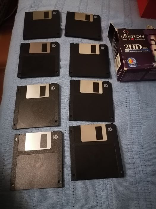 8 Disquetes Computador Vintage