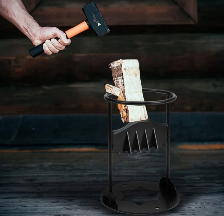 ŁUPARKA - stojak do cięcia opału do Kominka Ogniska 31cm