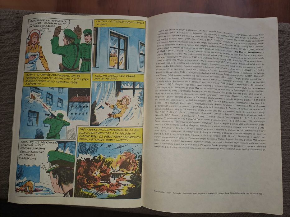 Kapitan Kloss Komiks z lat 80 tych