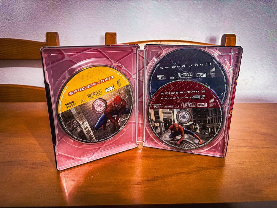 Spider Man Trilogia Bluray Steelbook