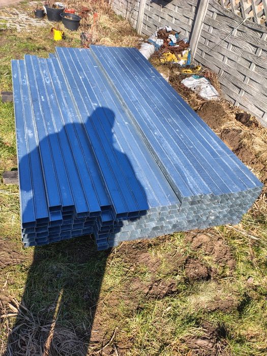 Profil 60x40 długość 2.3m. ocynkowane słupki ogrodzeniowe