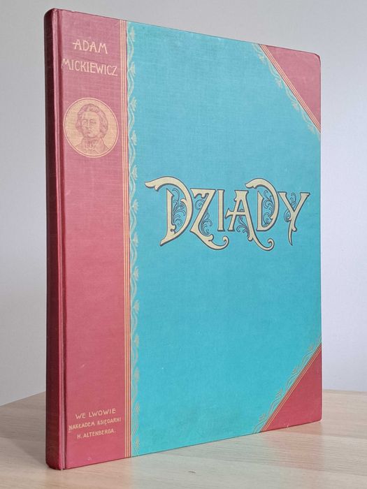 Dziady. Adam Mickiewicz. 37 cm. Reprint z 1880 roku