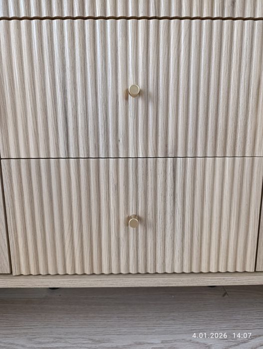 Nowa komoda Boho Modern rattanowa