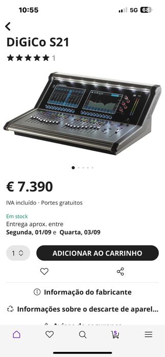 Digico S21 mesa digital de audio