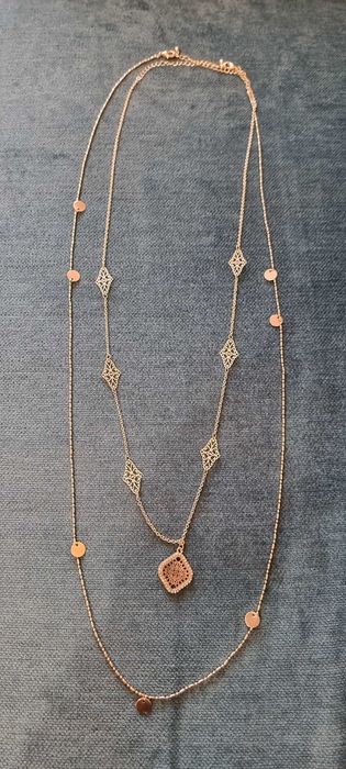 Łańcuszki-naszyjniki Bijou Brigitte,celebrytki, nowe,k zlotego,komplet