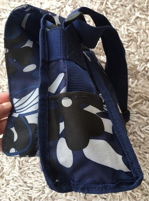 Torebka materiałowa, tekstylna Spooky granatowa listonoszka