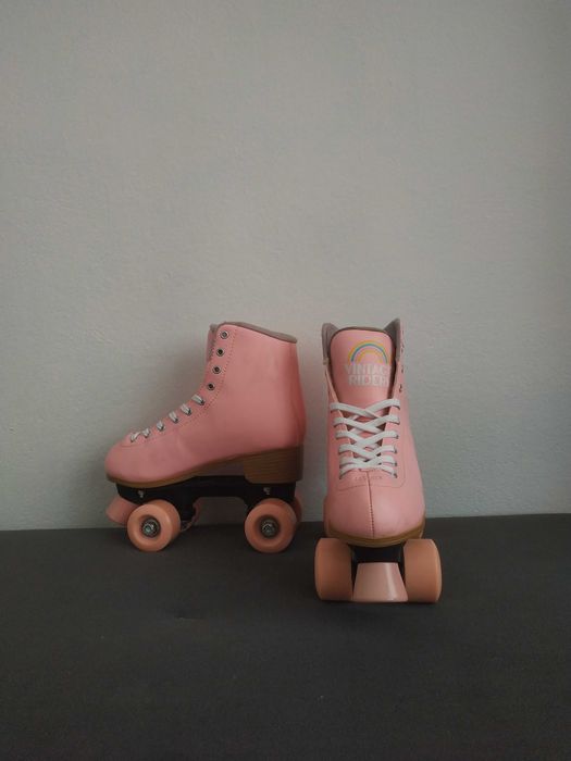 NOWE różowe wrotki