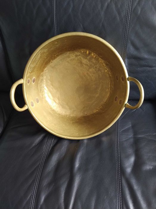 Antiga panela, tacho, alguidar, caldeira grande dimensão em cobre