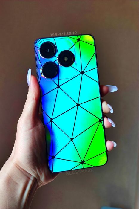 Декоративная 3D пленка/гидрогель, кольорова 3d плівка на iPhone тощо