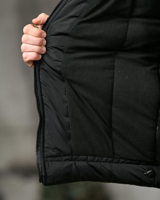 Зимова куртка тактична чорна 7,62 чоловіча, тактическая курточка черна