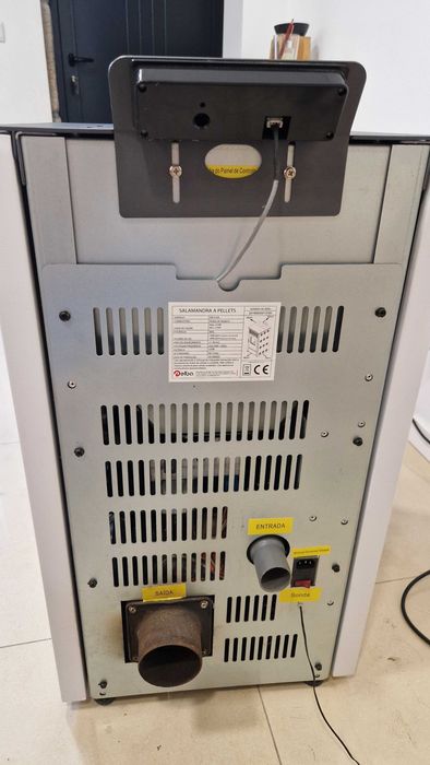 Salamandra Delba A Pellets DB415B Branco 6Kw