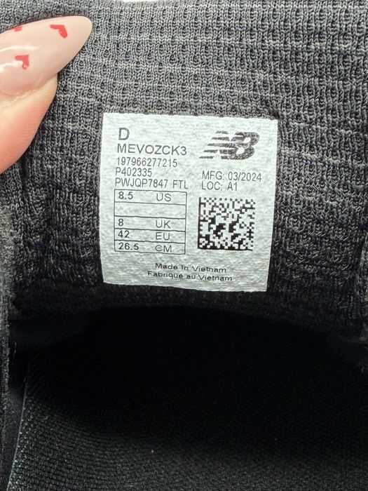 Нові оригінал кросівки New Balance Fresh Foam X EVOZ v3 42-26.5см