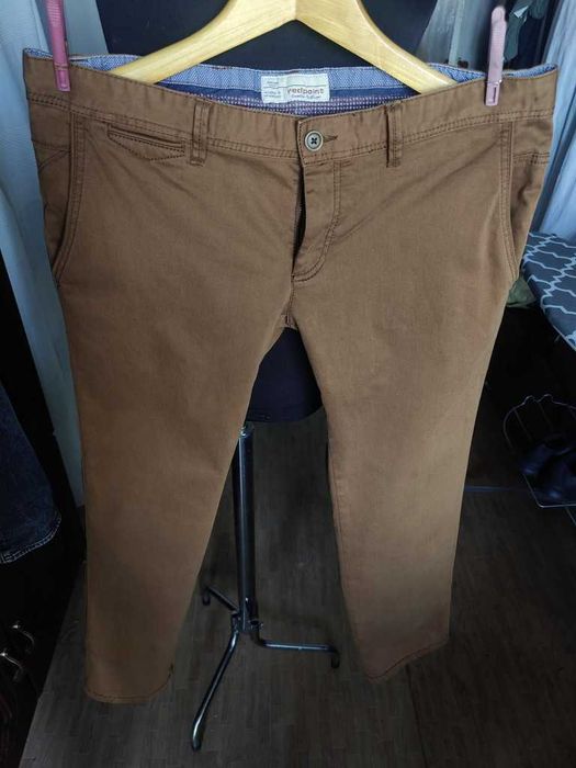 Джинсы (chino Redpoint Germany w36 stretch tabacco.