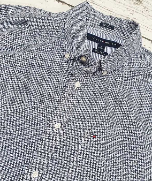 Tommy Hilfiger * custom fit * koszula * unikatowa * męska * M