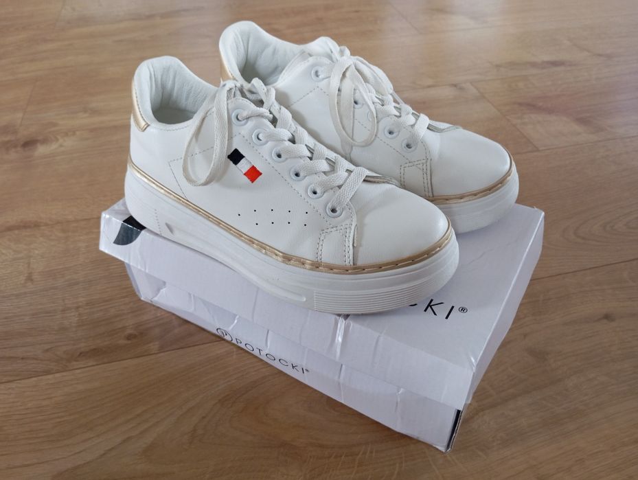 Buty białe 37 Potocki