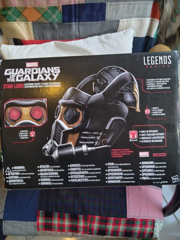 Marvel Legends Series Star-Lord Premium Electronic Roleplay Helmet - Marvel