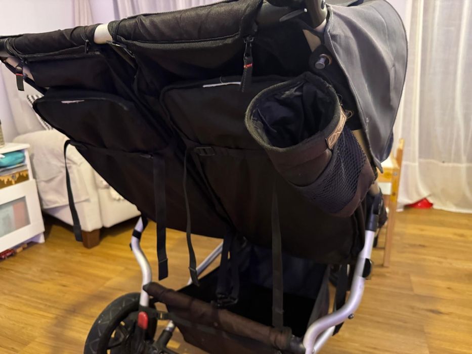 Mountain Buggy Duet Carrinho Gémeos 63 cm (o mais estreito do mercado)