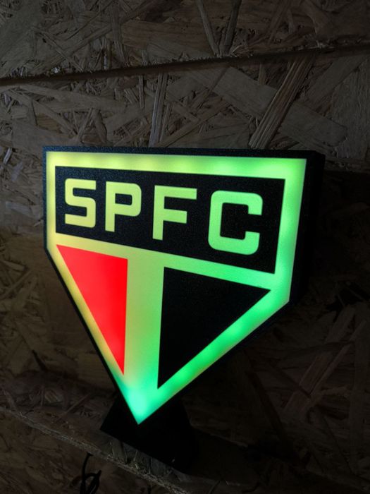 Logo logotipo São Paulo led RGB