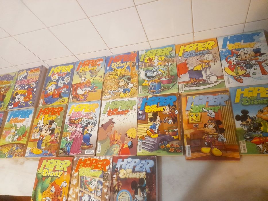 Conjunto de 19 Revistas Banda Desenhada Hiper Disney
