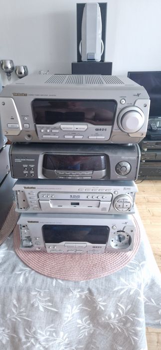Technics amplitunery z zestawami z różnych serii