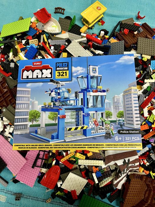 Mais de 5kg de blocos construção e conjunto novo