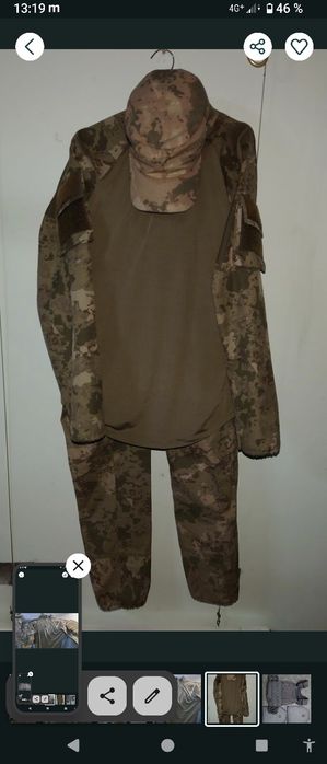 Костюм штаты, убакс, кепка, камуфляж, мультикам