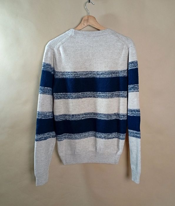 Guess Sweter Męski Szary w Pasy Oryginalny Rozmiar S