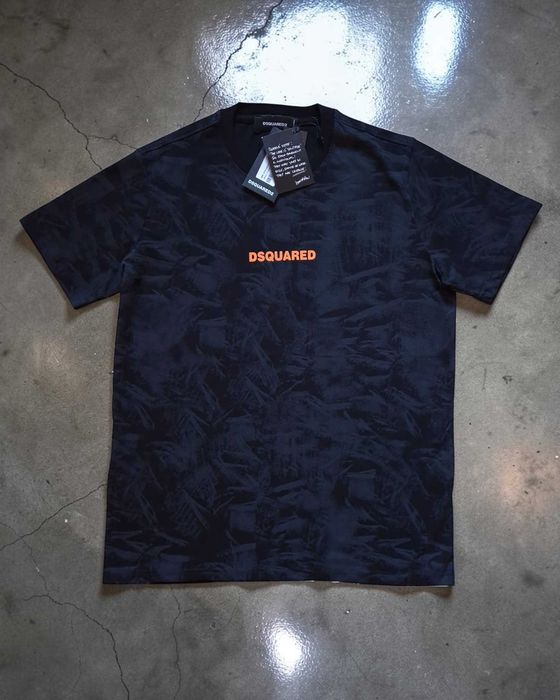 Dsquared2 T-shirt L XL 3XL Czarny Męski