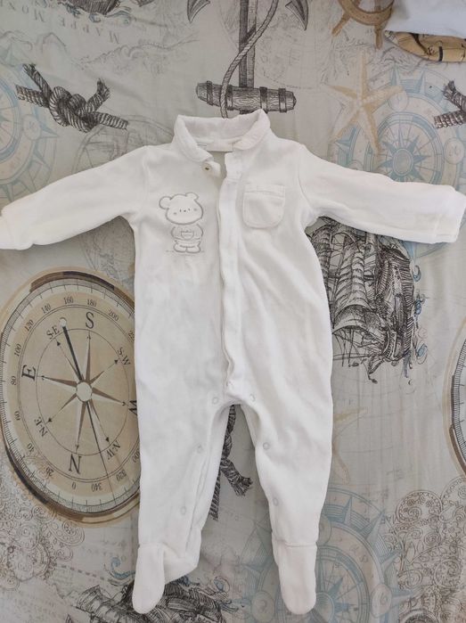 Человечек велюровый / чоловічок, комбінезон велюровий Chicco, 62 р