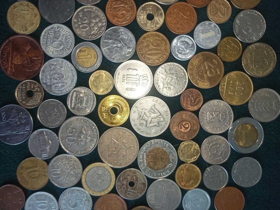 Набір монет світу 100 шт. всі континенти - без повторів / набір №39