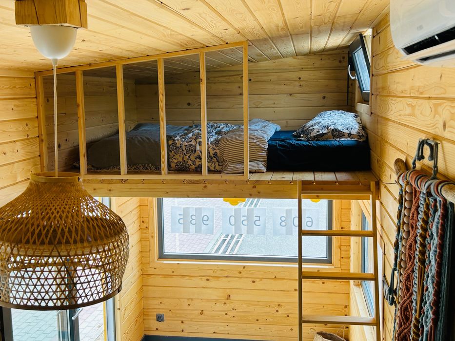 Domek mobilny całoroczny 8,4mx2,4m /Tiny House Kite - Belgium /Od ręki