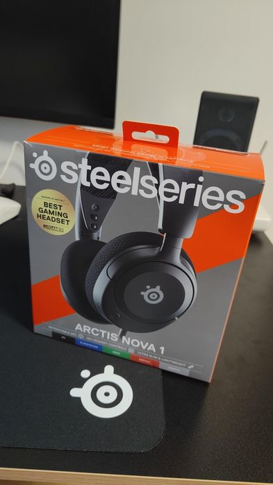 Słuchawki z mikrofonem steelseries arctis nova 1 gamingowe