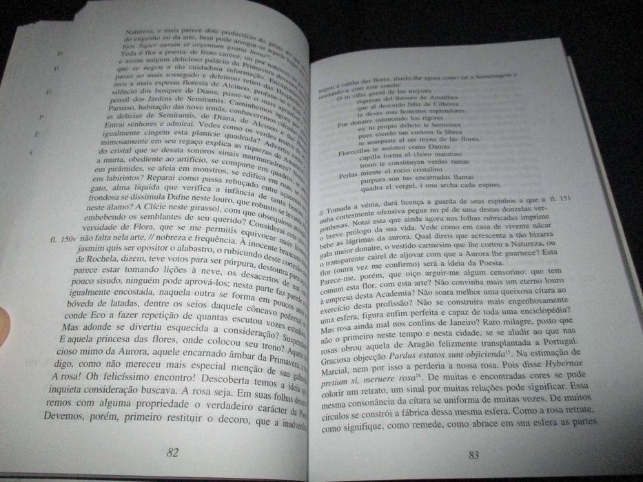 Livro Poesia Incurável Aspectos da Sensibilidade Barroca Ana Hatherly