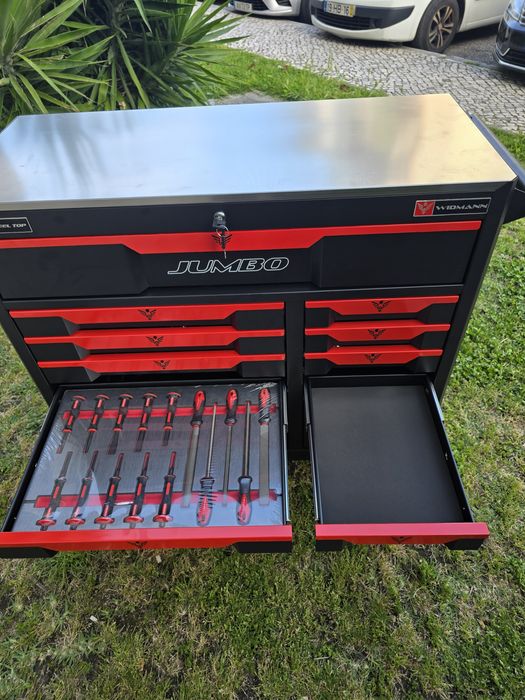 Carrinho de ferramenta de 11 gavetas  completas novo