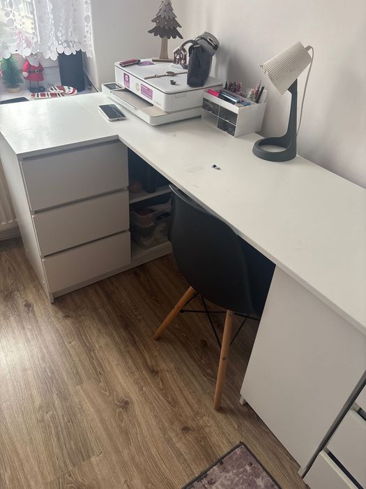 Biurko  duże pojemne