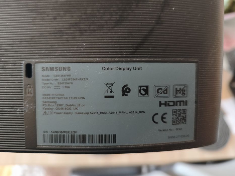 Monitor do komputera s24f354fhr