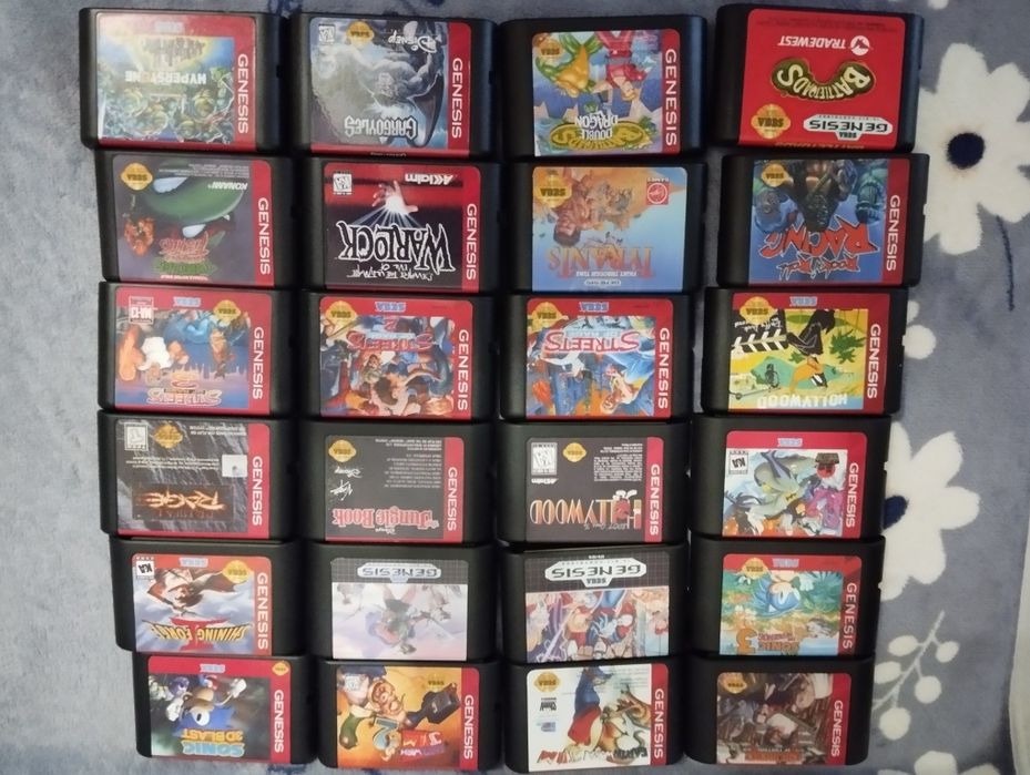 Оригінальні картриджі для sega mega drive genesis